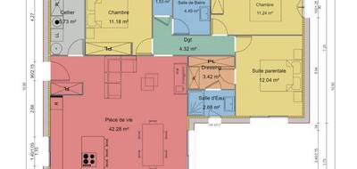 Terrain et maison à Davézieux en Ardèche (07) de 98 m² à vendre au prix de 289000€ - 4