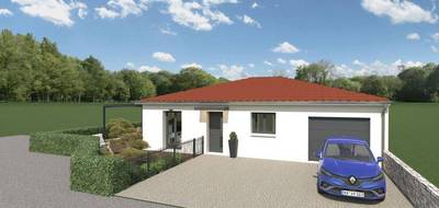 Terrain et maison à Montrevel-en-Bresse en Ain (01) de 86 m² à vendre au prix de 268500€ - 2