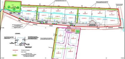 Terrain à Sorgues en Vaucluse (84) de 900 m² à vendre au prix de 175000€ - 1