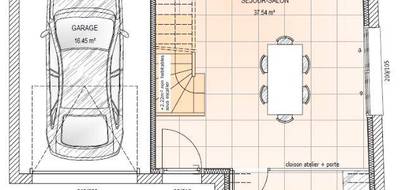 Terrain et maison à Jarzé Villages en Maine-et-Loire (49) de 117 m² à vendre au prix de 343100€ - 4