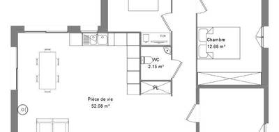 Terrain et maison à Manthelan en Indre-et-Loire (37) de 100 m² à vendre au prix de 273580€ - 4