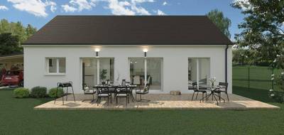 Terrain et maison à Parçay-Meslay en Indre-et-Loire (37) de 103 m² à vendre au prix de 288000€ - 2