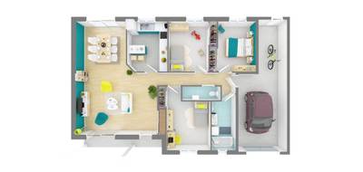 Terrain et maison à Torteron en Cher (18) de 100 m² à vendre au prix de 161091€ - 4