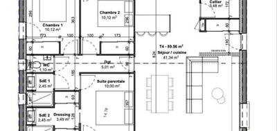 Terrain et maison à Seignosse en Landes (40) de 89 m² à vendre au prix de 415000€ - 1