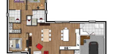 Terrain et maison à Épieds en Eure (27) de 129 m² à vendre au prix de 290560€ - 3