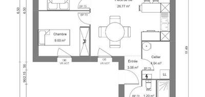 Terrain et maison à Arleux en Nord (59) de 55 m² à vendre au prix de 190000€ - 4