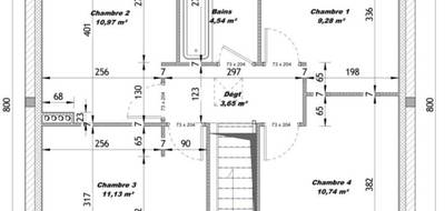 Terrain et maison à Évin-Malmaison en Pas-de-Calais (62) de 91 m² à vendre au prix de 259850€ - 4