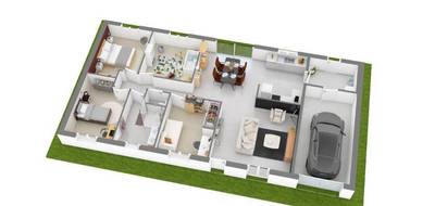 Terrain et maison à Mornay-sur-Allier en Cher (18) de 92 m² à vendre au prix de 185650€ - 2