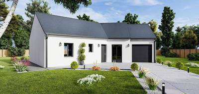 Terrain et maison à Pontvallain en Sarthe (72) de 82 m² à vendre au prix de 182008€ - 1