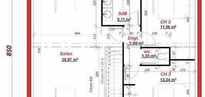 Terrain et maison à Chatou en Yvelines (78) de 129 m² à vendre au prix de 840000€ - 4