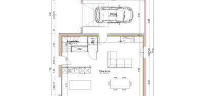 Terrain et maison à Ruy-Montceau en Isère (38) de 110 m² à vendre au prix de 310000€ - 4