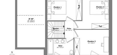 Terrain et maison à Creully sur Seulles en Calvados (14) de 85 m² à vendre au prix de 211900€ - 4