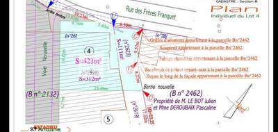 Terrain à Mouchin en Nord (59) de 423 m² à vendre au prix de 102000€ - 3