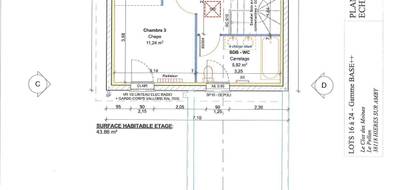 Terrain et maison à Pont-de-Chéruy en Isère (38) de 102 m² à vendre au prix de 261600€ - 4