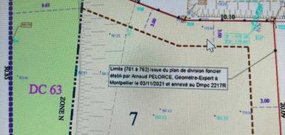 Terrain à Clermont-l'Hérault en Hérault (34) de 755 m² à vendre au prix de 145000€ - 1