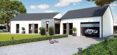 Terrain et maison à Villaines-sous-Lucé en Sarthe (72) de 112 m² à vendre au prix de 215298€ - 1