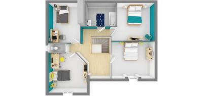 Terrain et maison à Montholier en Jura (39) de 149 m² à vendre au prix de 221280€ - 3