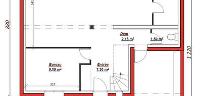 Terrain et maison à Cernay-la-Ville en Yvelines (78) de 115 m² à vendre au prix de 507635€ - 3