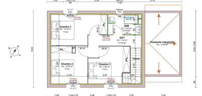 Terrain et maison à Saint-Genix-les-Villages en Savoie (73) de 82 m² à vendre au prix de 226321€ - 3