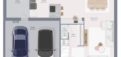 Terrain et maison à Troyes en Aube (10) de 110 m² à vendre au prix de 322491€ - 4