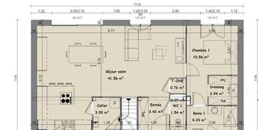 Terrain et maison à Puget-sur-Argens en Var (83) de 113 m² à vendre au prix de 389900€ - 4