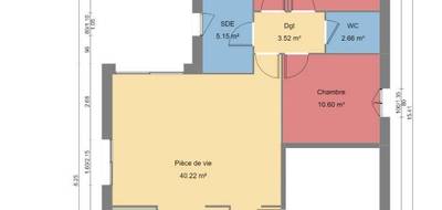 Terrain et maison à Truyes en Indre-et-Loire (37) de 92 m² à vendre au prix de 280450€ - 4