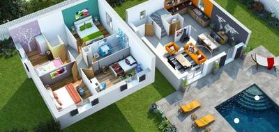 Terrain et maison à Vidauban en Var (83) de 75 m² à vendre au prix de 272630€ - 3