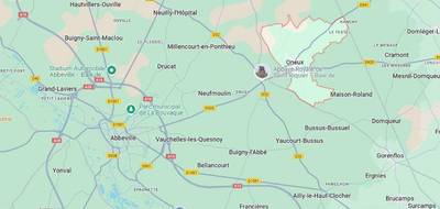 Terrain à Oneux en Somme (80) de 1079 m² à vendre au prix de 47476€ - 4