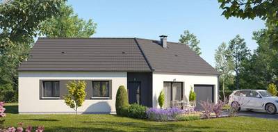 Terrain et maison à Amfreville-sous-les-Monts en Eure (27) de 85 m² à vendre au prix de 219517€ - 1