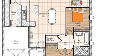 Terrain et maison à Mûrs-Erigné en Maine-et-Loire (49) de 97 m² à vendre au prix de 298400€ - 4