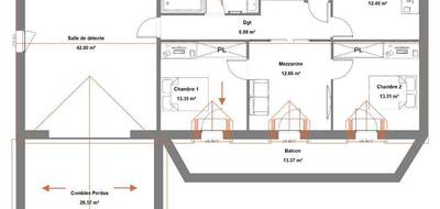 Terrain et maison à Fondettes en Indre-et-Loire (37) de 200 m² à vendre au prix de 680000€ - 3