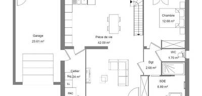 Terrain et maison à Ambillou en Indre-et-Loire (37) de 110 m² à vendre au prix de 289500€ - 4