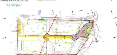 Terrain à Bagnols-sur-Cèze en Gard (30) de 1028 m² à vendre au prix de 111000€ - 2