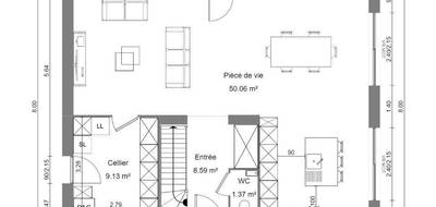 Terrain et maison à Saint-Hilaire-lez-Cambrai en Nord (59) de 130 m² à vendre au prix de 280000€ - 4