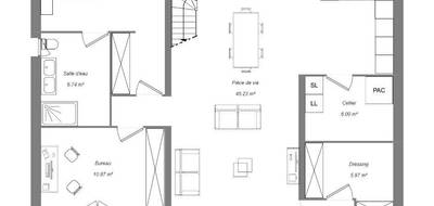 Terrain et maison à Saint-Août en Indre (36) de 130 m² à vendre au prix de 333100€ - 4