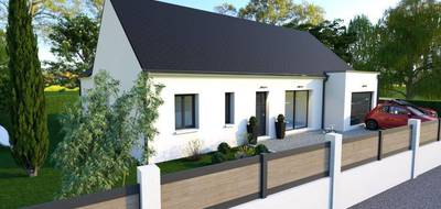 Terrain et maison à Ambillou en Indre-et-Loire (37) de 110 m² à vendre au prix de 279500€ - 1