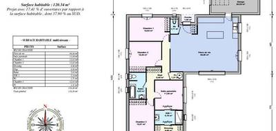 Terrain et maison à Sainte-Croix-de-Quintillargues en Hérault (34) de 120 m² à vendre au prix de 490000€ - 4