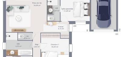 Terrain et maison à Marcilly-la-Campagne en Eure (27) de 106 m² à vendre au prix de 292568€ - 4