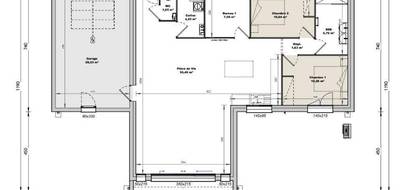 Terrain et maison à Paulx en Loire-Atlantique (44) de 98 m² à vendre au prix de 291900€ - 4