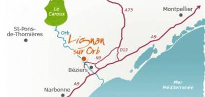 Terrain à Lignan-sur-Orb en Hérault (34) de 326 m² à vendre au prix de 120000€ - 4