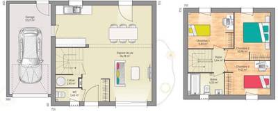 Terrain et maison à Saint-Gervais-en-Belin en Sarthe (72) de 74 m² à vendre au prix de 211000€ - 3