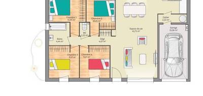 Terrain et maison à Changé en Sarthe (72) de 93 m² à vendre au prix de 295000€ - 3