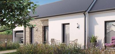 Terrain et maison à Donnery en Loiret (45) de 1498 m² à vendre au prix de 269529€ - 3