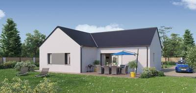 Terrain et maison à Plouray en Morbihan (56) de 710 m² à vendre au prix de 154373€ - 1