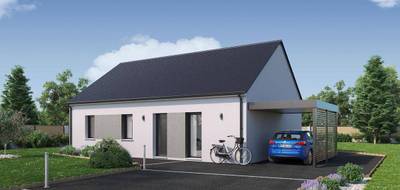 Terrain et maison à Locoal-Mendon en Morbihan (56) de 575 m² à vendre au prix de 254968€ - 1