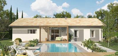 Terrain et maison à Saint-Aubin-de-Blaye en Gironde (33) de 100 m² à vendre au prix de 210000€ - 1