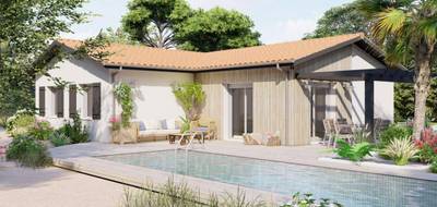 Terrain et maison à Lugos en Gironde (33) de 90 m² à vendre au prix de 255000€ - 1