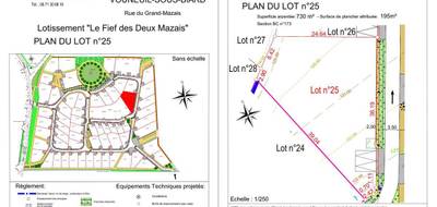 Terrain à Vouneuil-sous-Biard en Vienne (86) de 730 m² à vendre au prix de 67300€ - 2