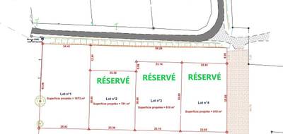 Terrain à Sainte-Marie-de-Gosse en Landes (40) de 1070 m² à vendre au prix de 139900€ - 1