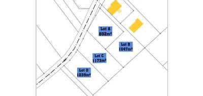 Terrain à Champigny en Rochereau en Vienne (86) de 1047 m² à vendre au prix de 20900€ - 2